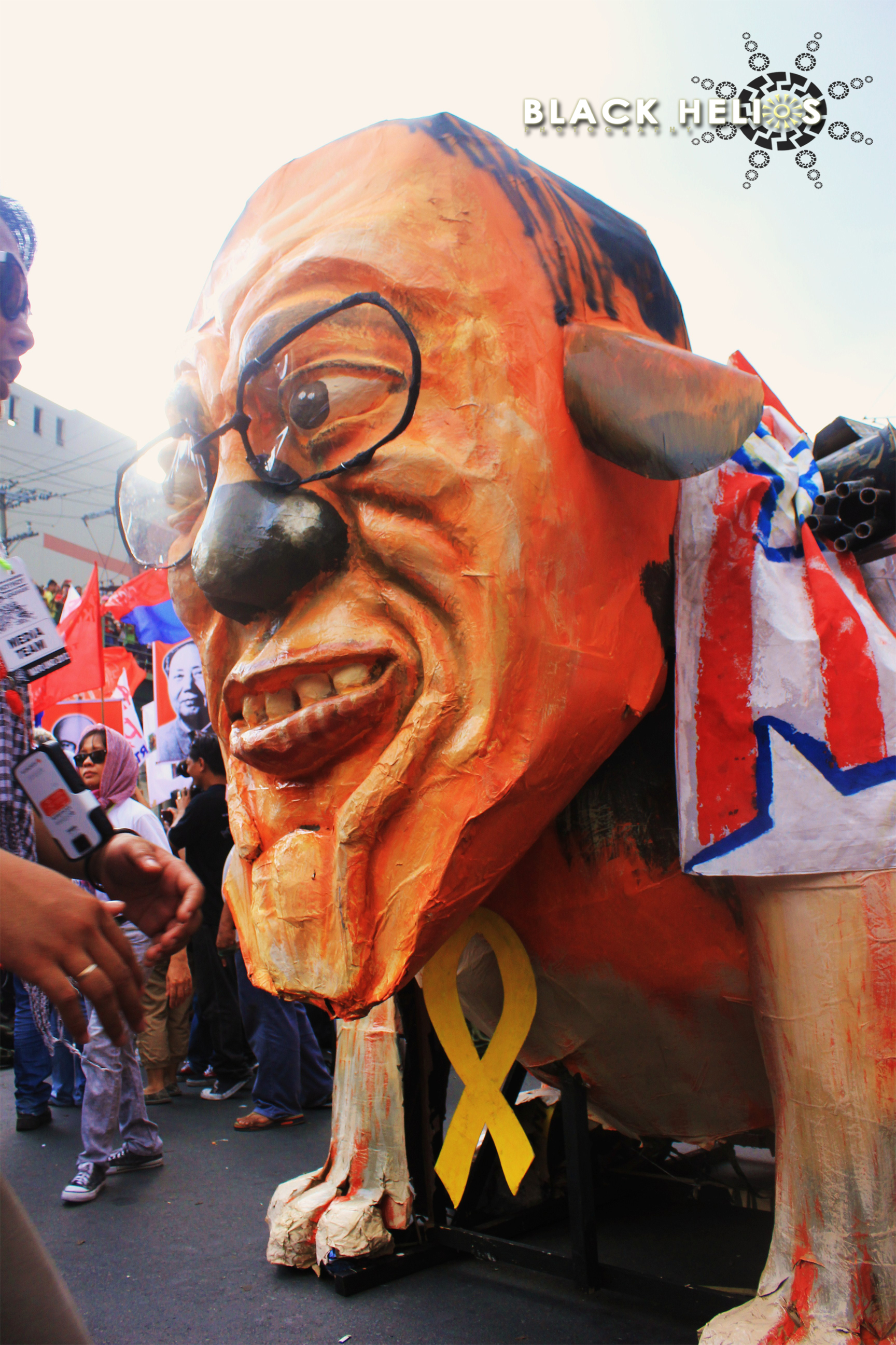 President Noynoy's effigy-  'Noynoy tuta'